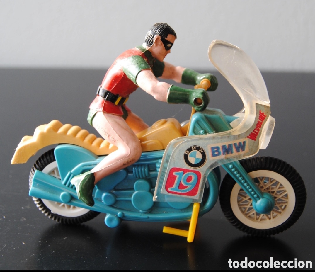 Figuras de acci&oacute;n: Muy rara motocicleta robin gulliver Brasil