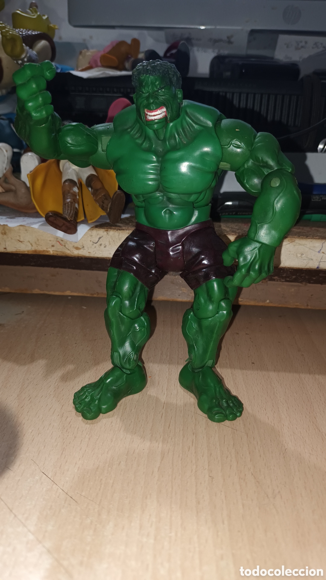 Figuras de acci&oacute;n: Hulk, la Masa, mide 16 cm. de altura, articulado