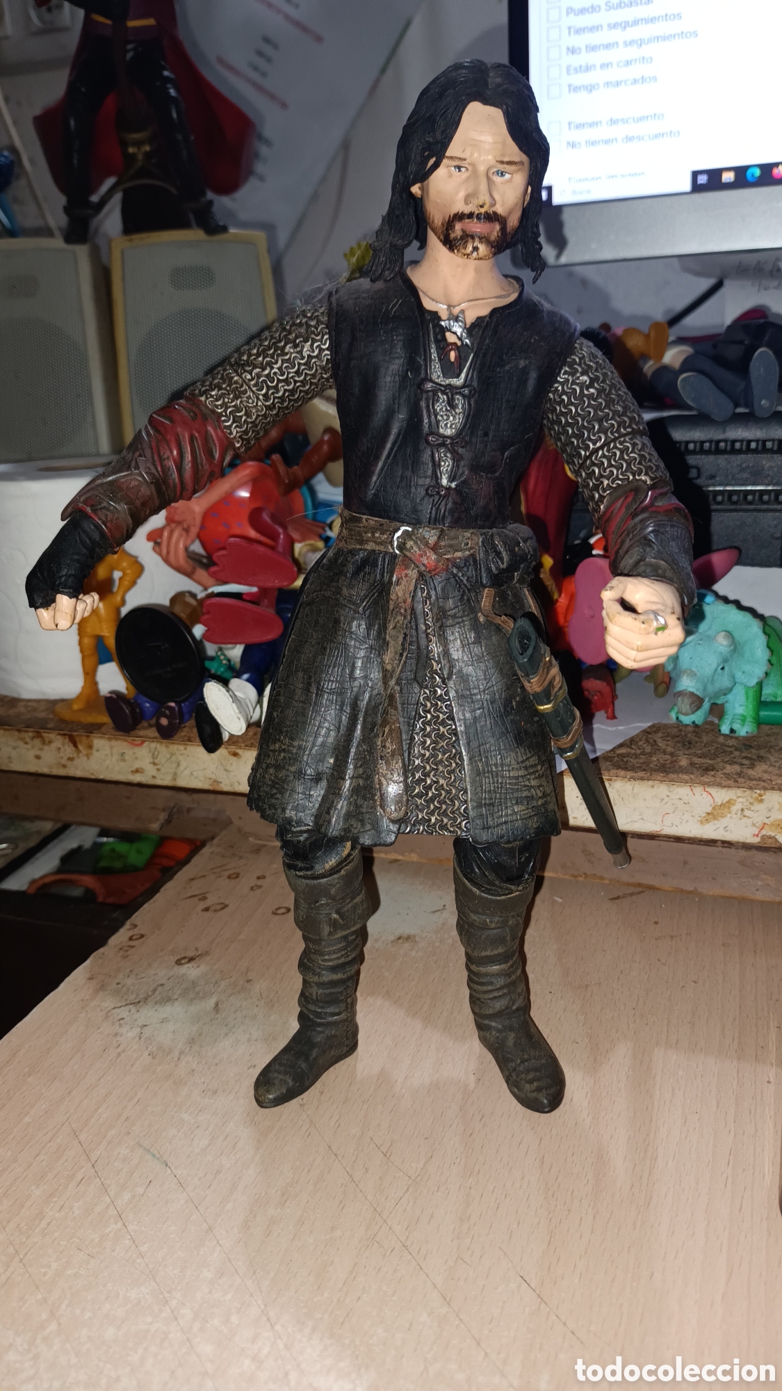Figuras de acci&oacute;n: Aragorn, personaje del Se&ntilde;or de los Anillos