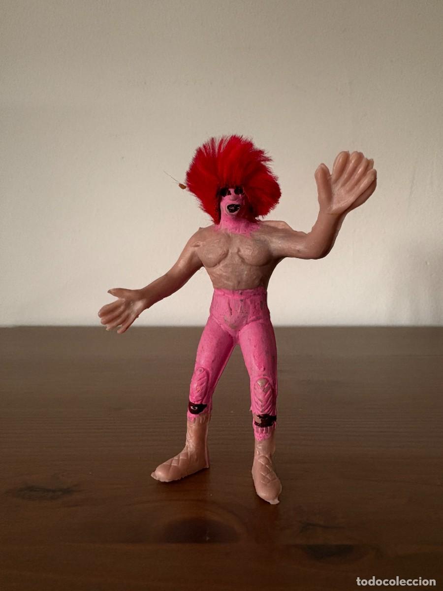 Figuras de acci&oacute;n: ANTIGUA FIGURA LUCHADOR LUCHA LIBRE MEXICANA VER FOTOS VER ESTADO MEDIDA 10 CMS. ALTURA PLASTICO