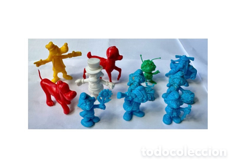 Figuras de acci&oacute;n: 11 figuritas vintage, Disney y m&aacute;s. Viejos mu&ntilde;ecos de pl&aacute;stico.