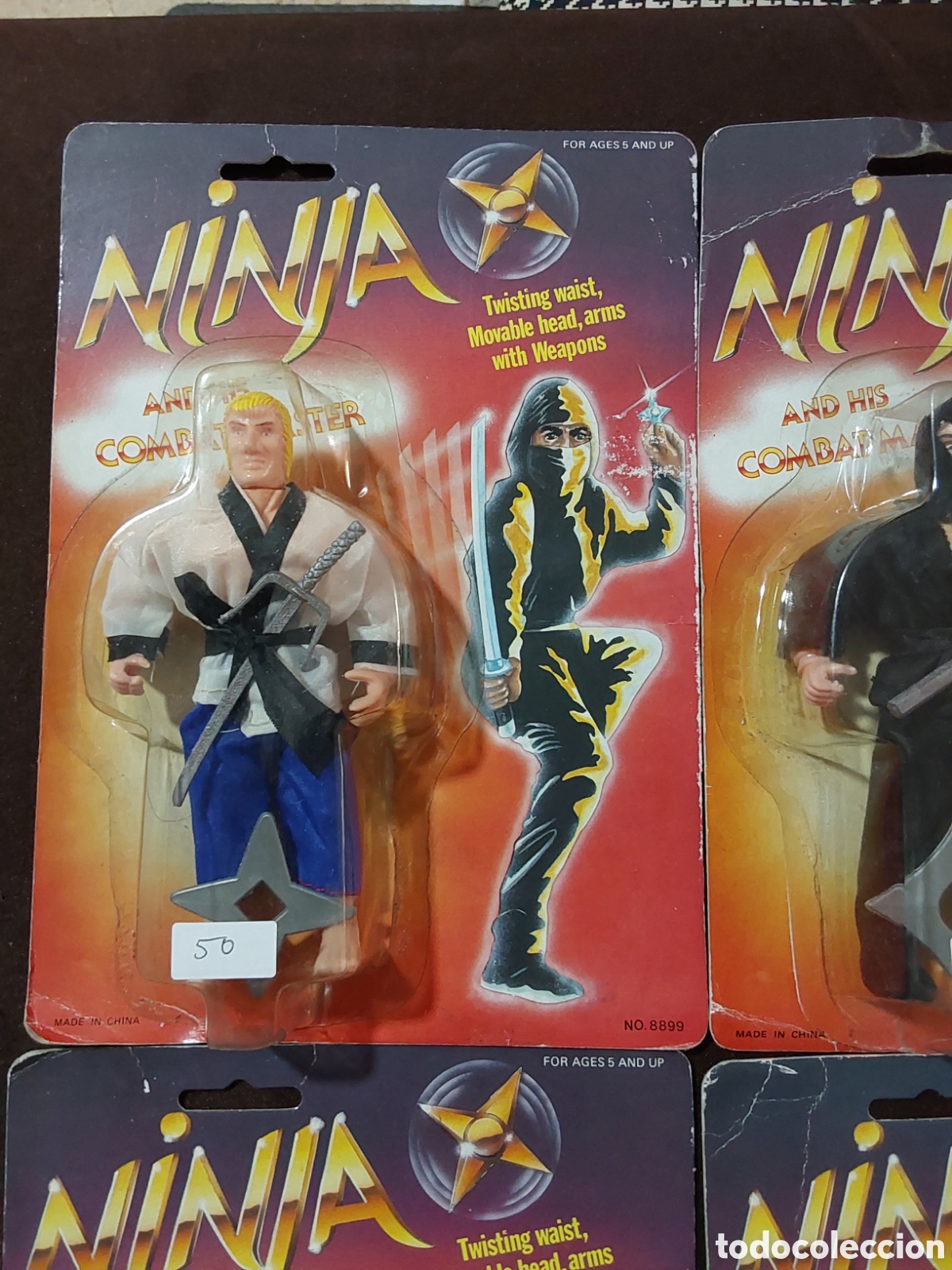Figuras de acci&oacute;n: Coleccion completa ninja warriors - Foto 2