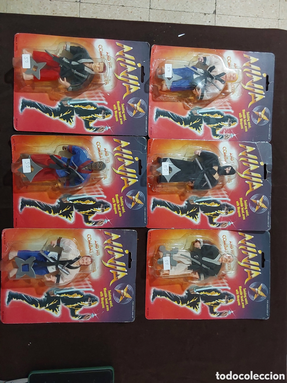 Figuras de acci&oacute;n: Coleccion completa ninja warriors - Foto 1
