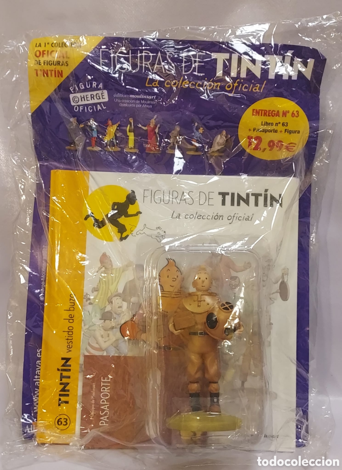 Figuras de acci&oacute;n: Tint&iacute;n Vestido De Buzo Altaya N&deg;63