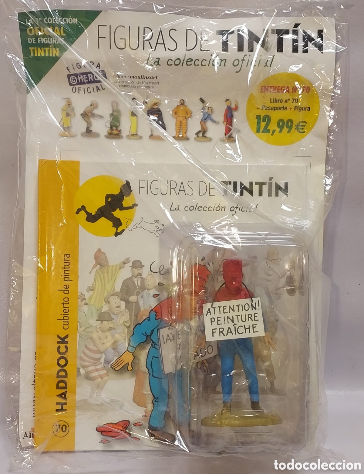 Figuras de acci&oacute;n: Haddock Cubierto De Pintura Altaya N&deg;70