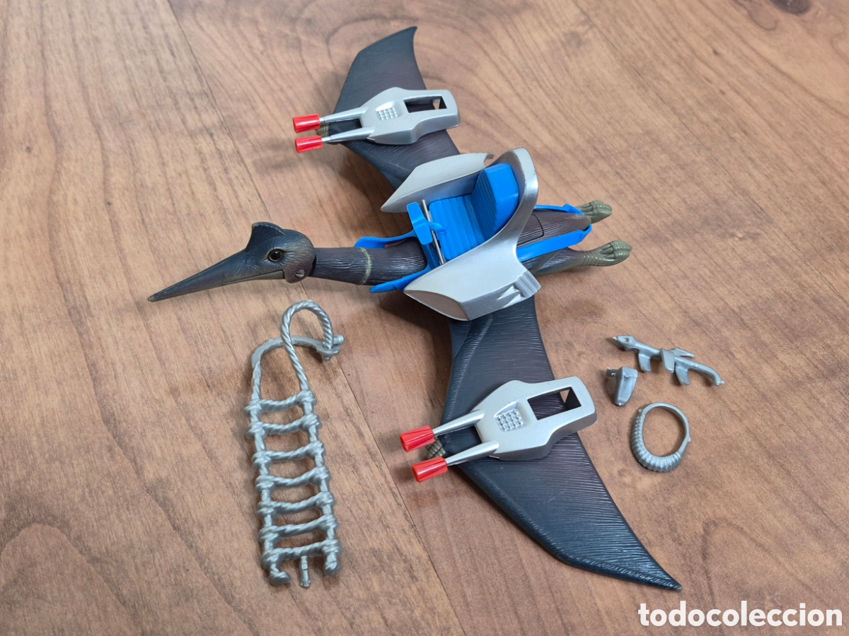 Figuras de acci&oacute;n: Dino Riders Quetzalcoatlus + Accesorios tyco toys vintage a&ntilde;os 80's dinosaurios