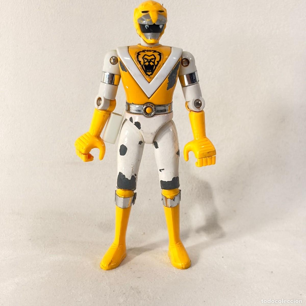 Figuras de acci&oacute;n: FIGURA BIOMAN - YELLOW LION - LE&Oacute;N AMARILLO - BANDAI - A&Ntilde;O 1988 - CHOUJUU SENTAI LIVEMAN