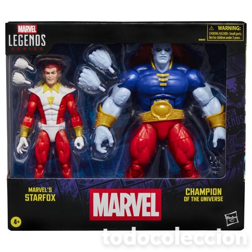 Figuras de acci&oacute;n: Blister 2 figuras Starfox & Champion of the Universe Marvel Legends Series 15cm