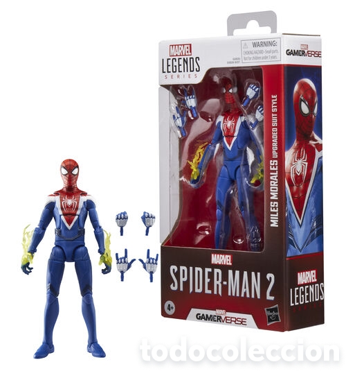 Figuras de acci&oacute;n: Figura Miles Morales Upgraded Suit Style Spider-Man 2 Marvel Legends 15cm