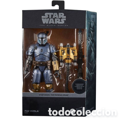 Figuras de acci&oacute;n: Figura Paz Vizla Carbonized Black Series Star Wars 15cm
