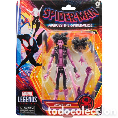 Figuras de acci&oacute;n: Figura Spider-Punk Across The Spider-Verse Spider-Man Marvel 15cm
