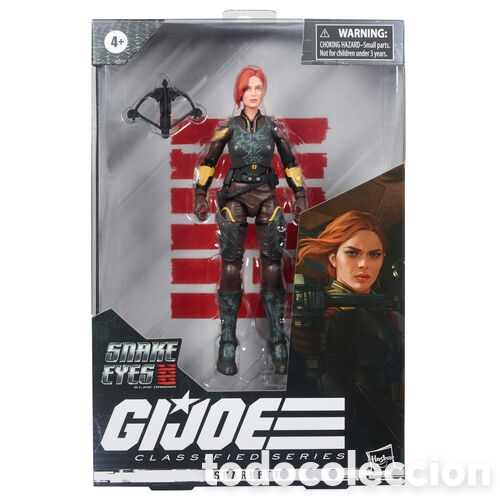 Figuras de acci&oacute;n: Figura Scarlett 20 G.I. Joe Classified Series - Snake Eyes: G.I. Joe Origins 15cm
