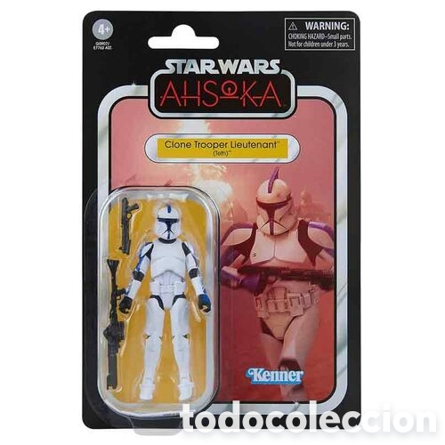 Action Figures: Figura Clone Trooper Lieutenant Star Wars Ahsoka 9,5cm