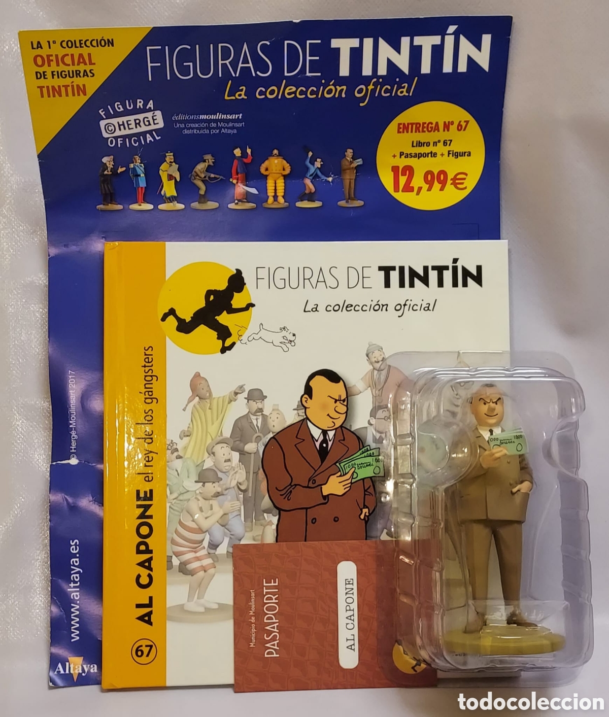 Figuras de acci&oacute;n: Al Capone El Rey De Los G&aacute;ngsters Altaya N&deg;67 Tint&iacute;n