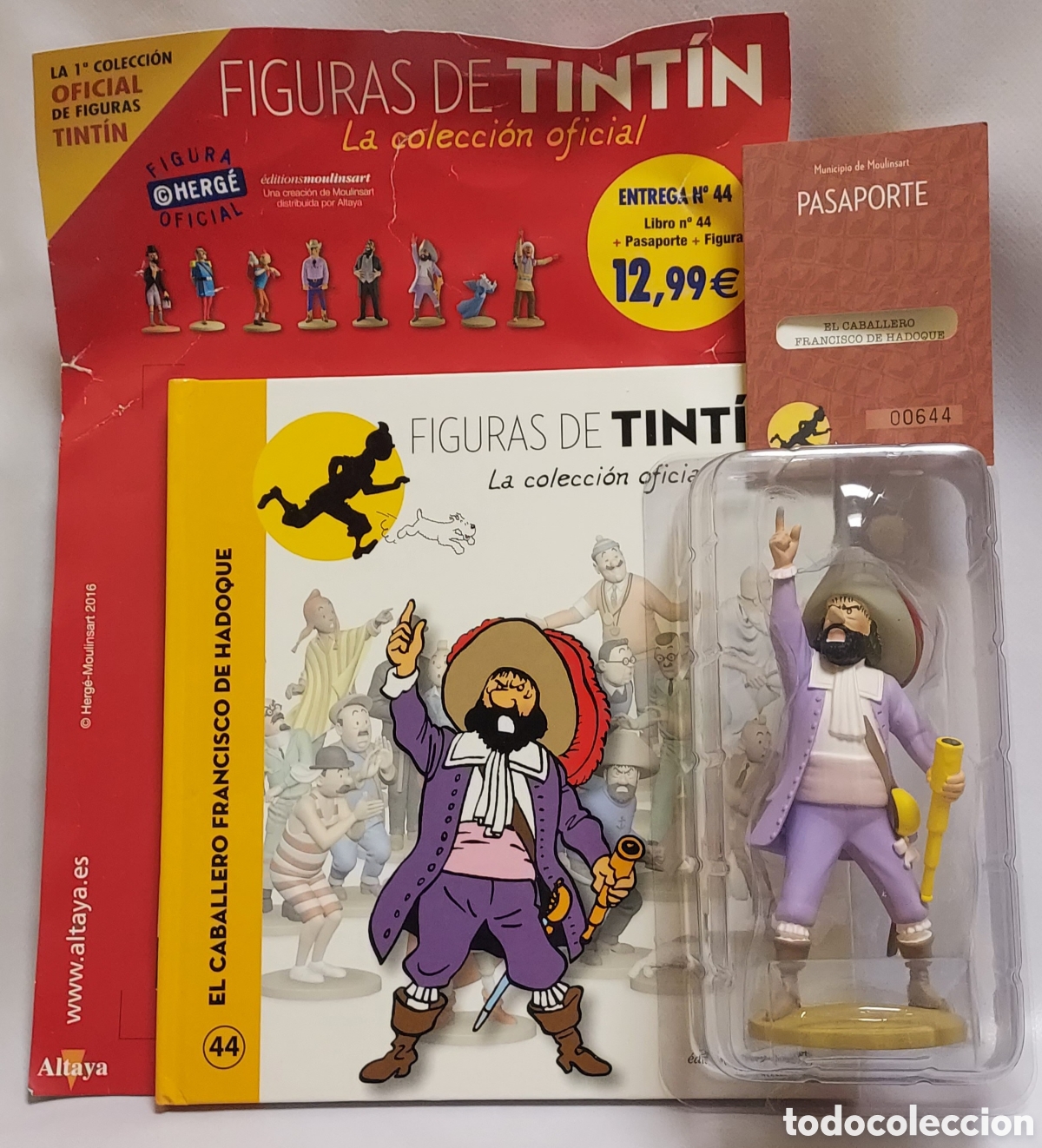 Figuras de acci&oacute;n: El Caballero Francisco Hadoque Altaya N&deg;44 Tint&iacute;n