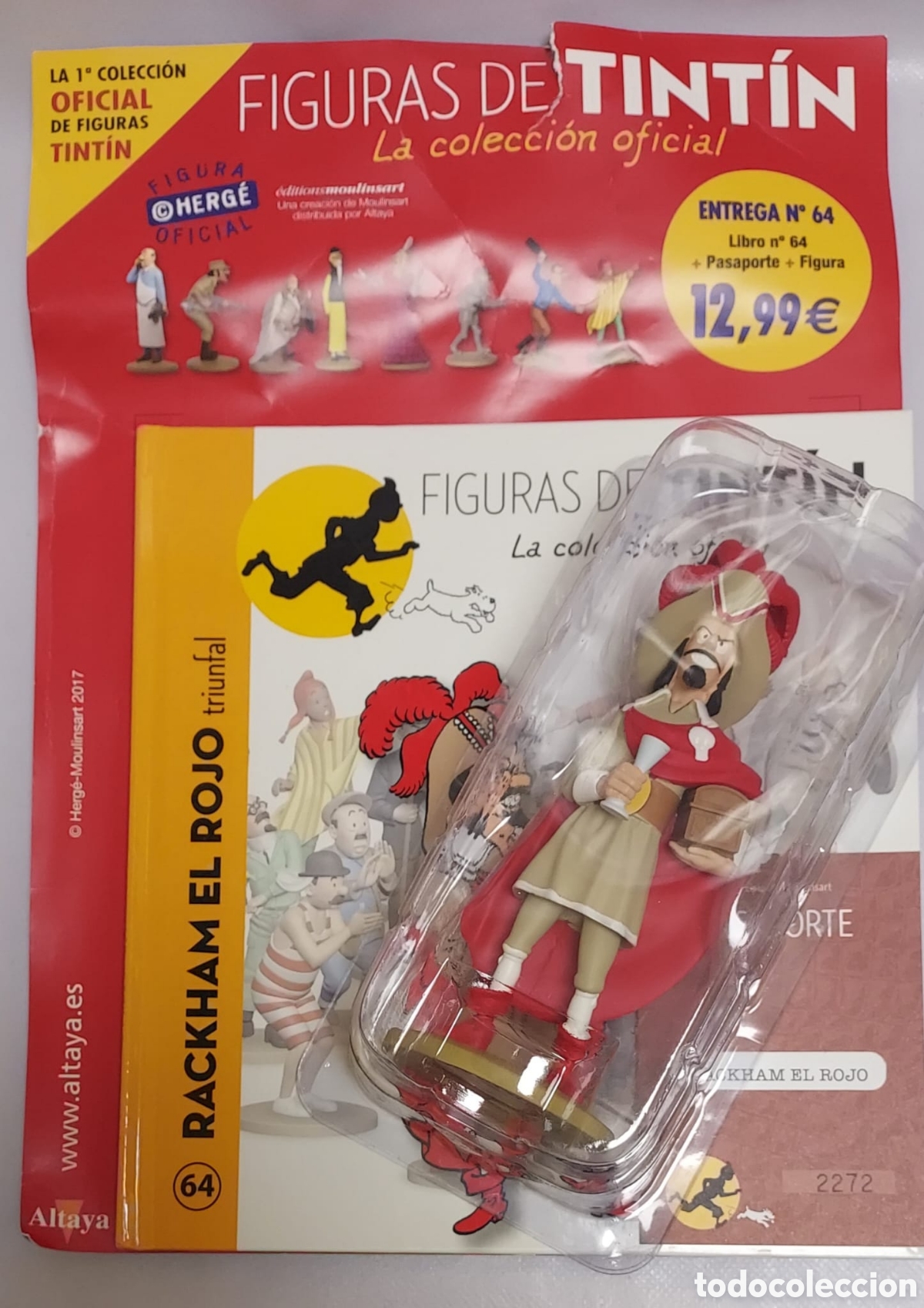 Figuras de acci&oacute;n: Rackham El Rojo Triunfal Altaya N&deg;64 Tint&iacute;n