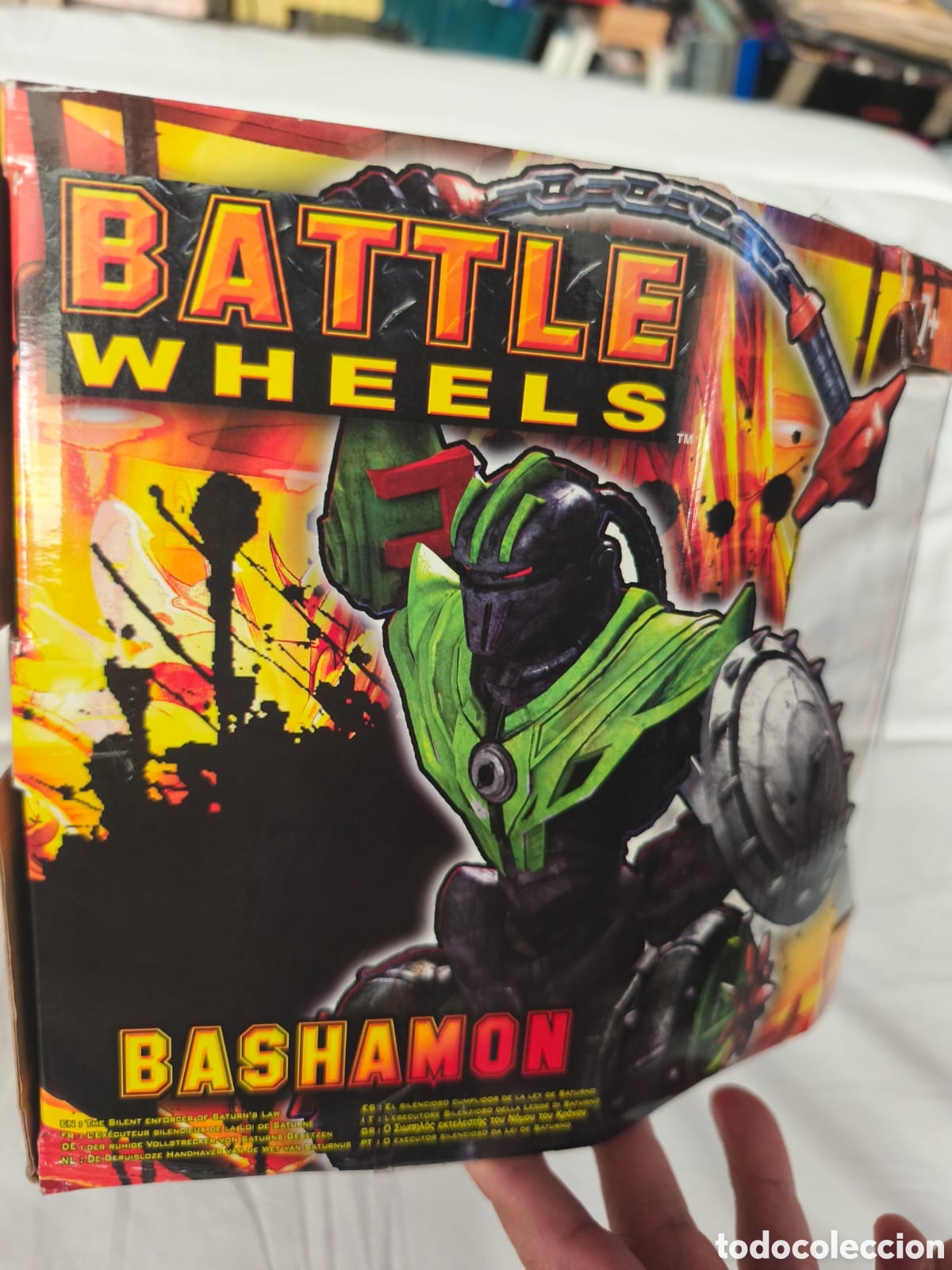 Figuras de acci&oacute;n: Figura de accion linea Battle Wheels. &rdquo;Bashmon&rdquo;. Serie Max Steel. (Jhonny Lightning) Radio control