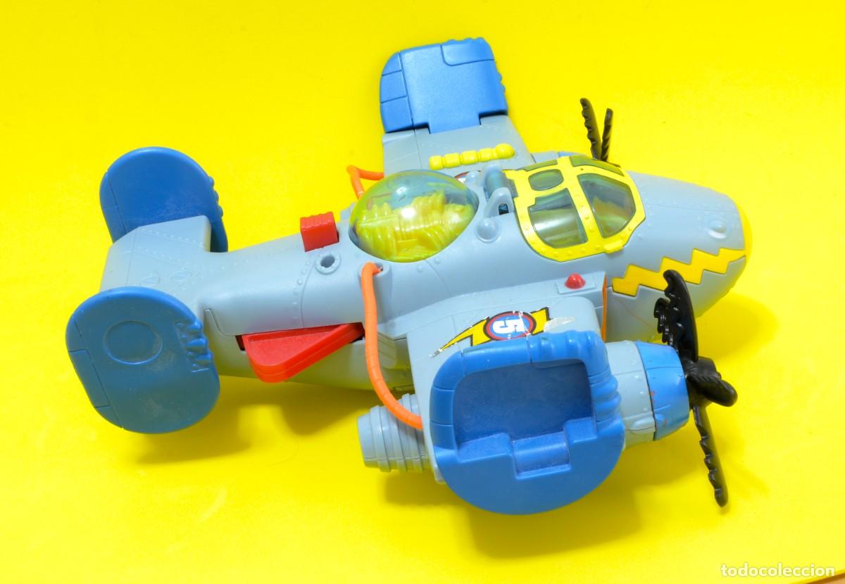 Figuras de acci&oacute;n: Avi&oacute;n Fisher-Price Imaginext Sky Racers Tornado Prop azuL 2009