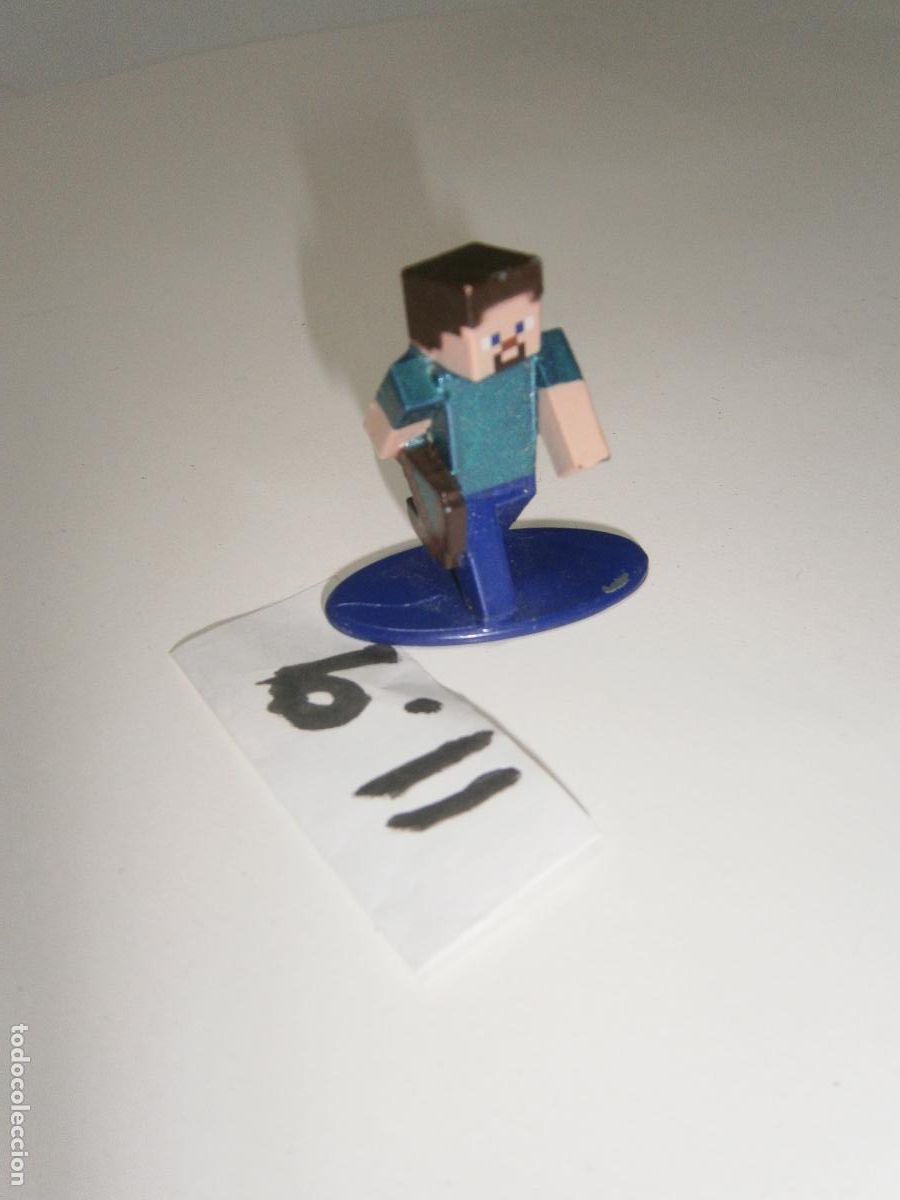 Figuras de acci&oacute;n: FIGURA DE ACCION - FIGURA DE METAL NANO VIDEOJUEGO MINECRAFT