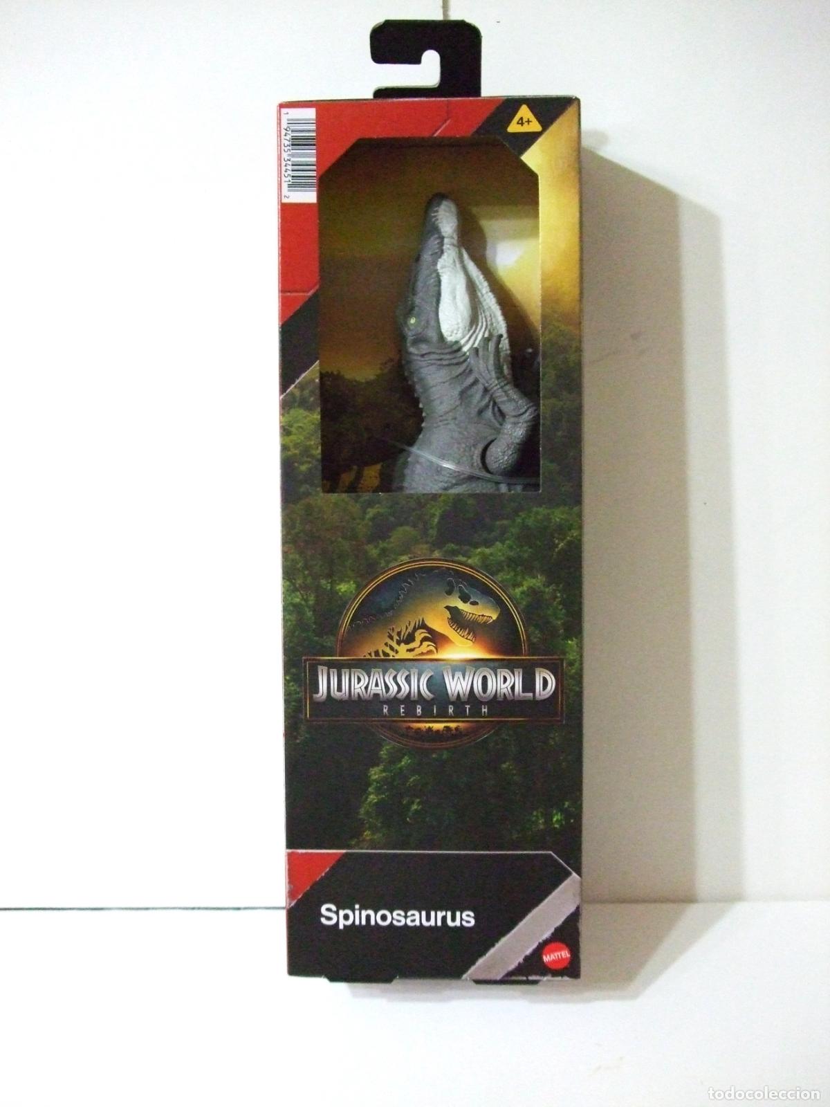 Figuras de acci&oacute;n: FIGURA SPINOSAURUS - JURASSIC WORLD REBIRTH 12 PULGADAS MATTEL 2024 DINOSAURIO JUR&Aacute;SICO PARK PARQUE