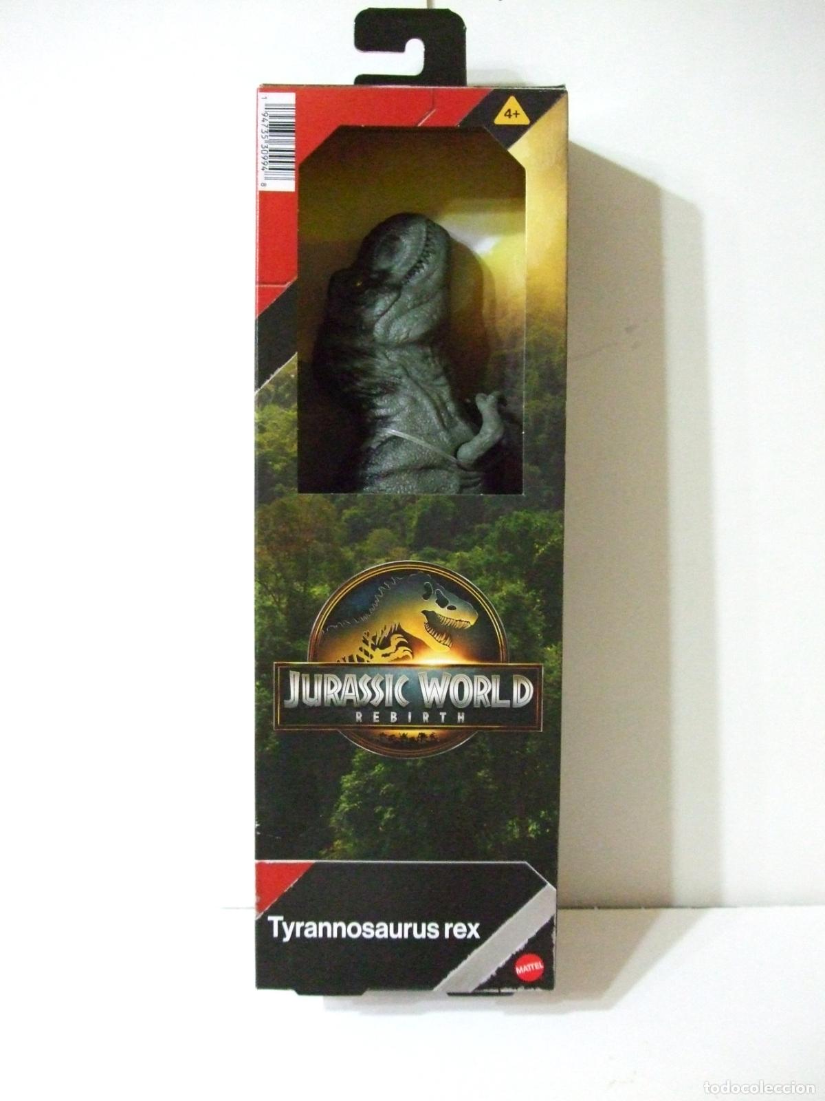 Figuras de acci&oacute;n: FIGURA TYRANNOSAURUS REX - JURASSIC WORLD REBIRTH 12 PULGADAS MATTEL 2024 DINOSAURIO JUR&Aacute;SICO PARK
