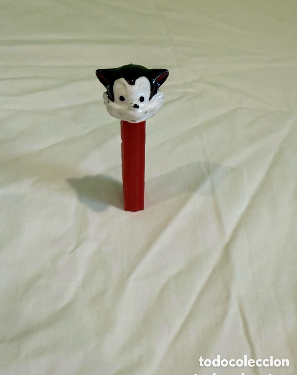 Figuras de acci&oacute;n: Raro dispensador PEZ Figaro Walt Disney a&ntilde;os 60 Made in Spain