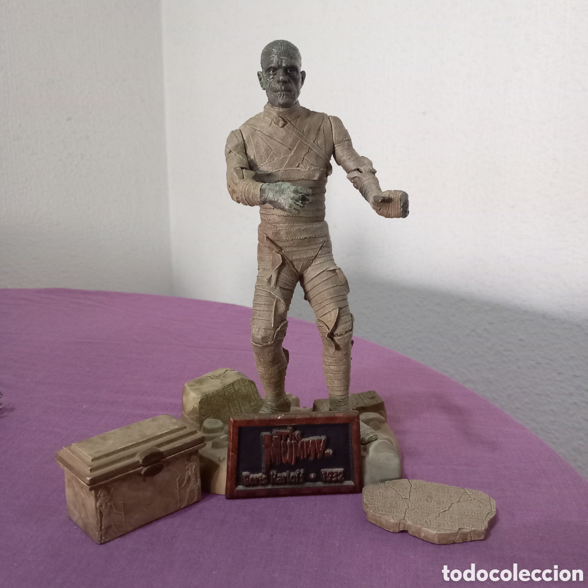 Figuras de acci&oacute;n: THE MUMMY/BORIS KARLOFF/universal studio classic monsters 1998(20cn)