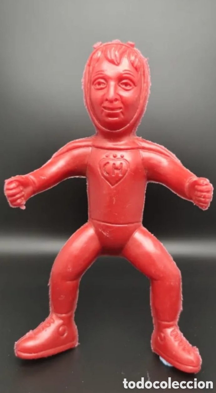 Figuras de acci&oacute;n: CHAPUL&Iacute;N COLORADO - PL&Aacute;STICO SOPLADO - A&Ntilde;OS 70