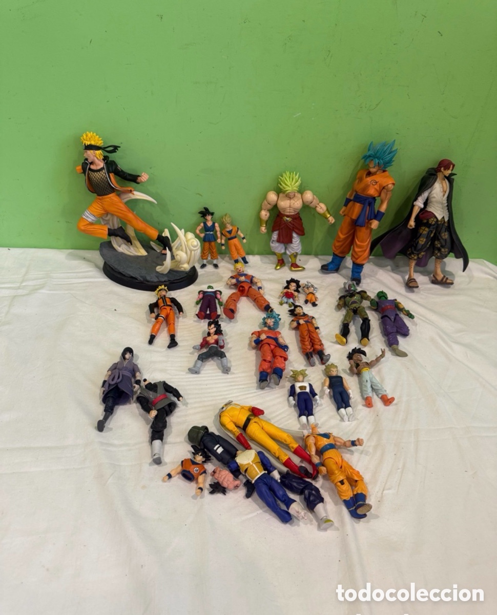 Figuras de acci&oacute;n: Gran lote figuras anime Dragon Ball Naruto One Piece grandes у articuladas