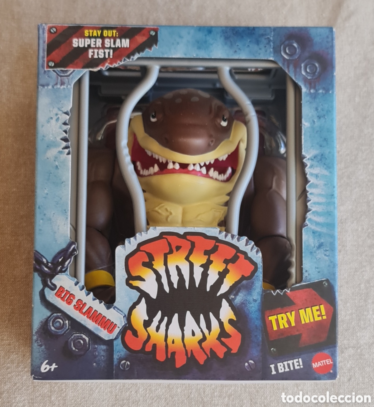 Action Figures: Street Sharks Big Slammu Action Figure Mattel