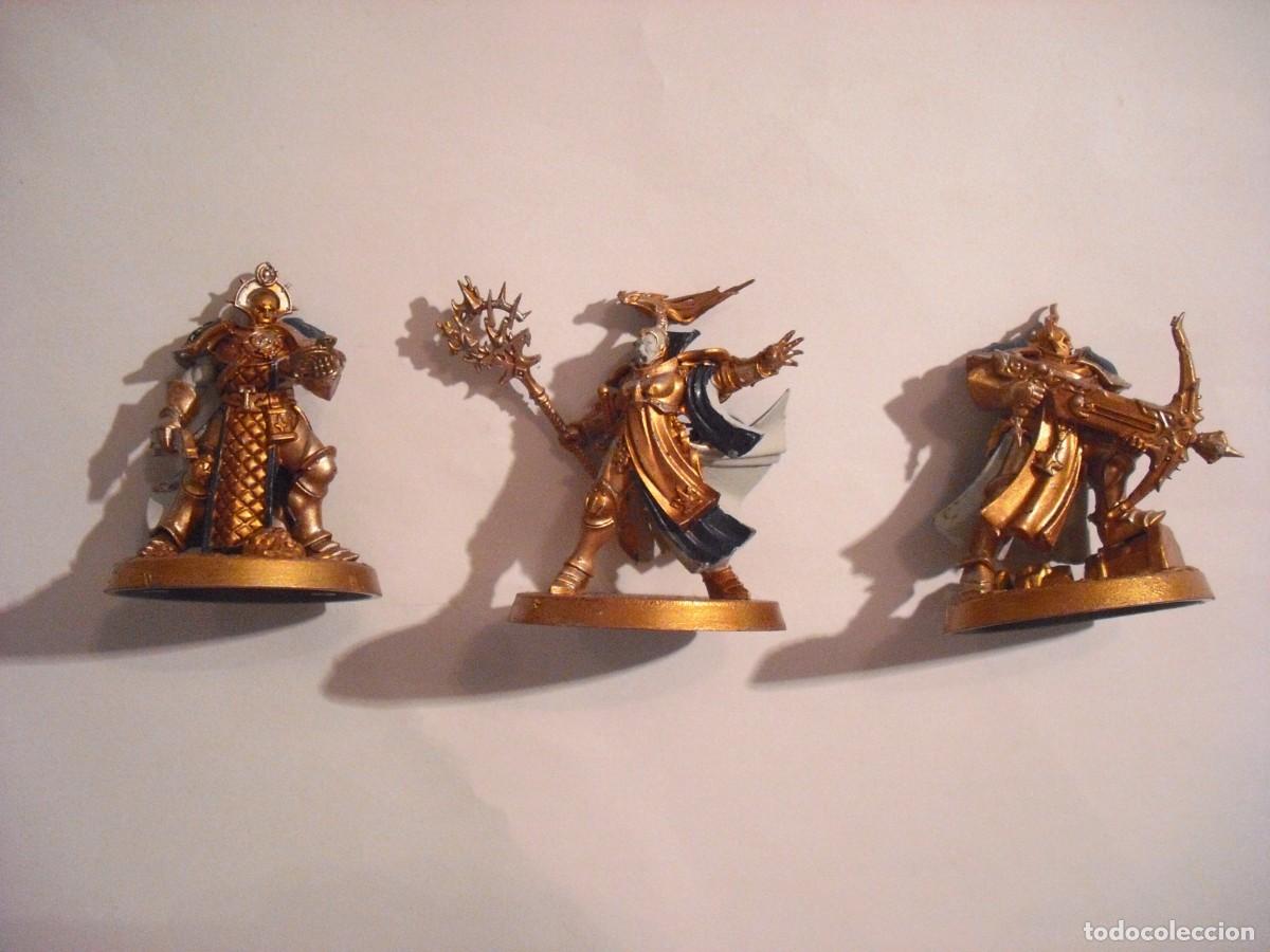 Figuras de a&ccedil;&atilde;o: LOTE DE 3 MINIATURAS DEL JUEGO WARHAMMER AGE OF SIGMAR