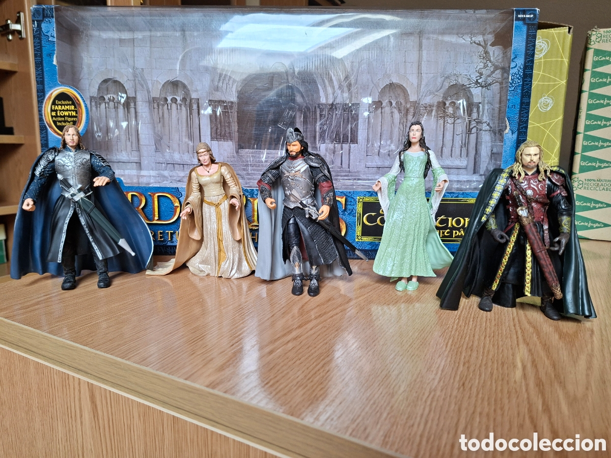Figuras de acci&oacute;n: EL SE&Ntilde;OR DE LOS ANILLOS, EL RETORNO DEL REY (TOY BIZ)