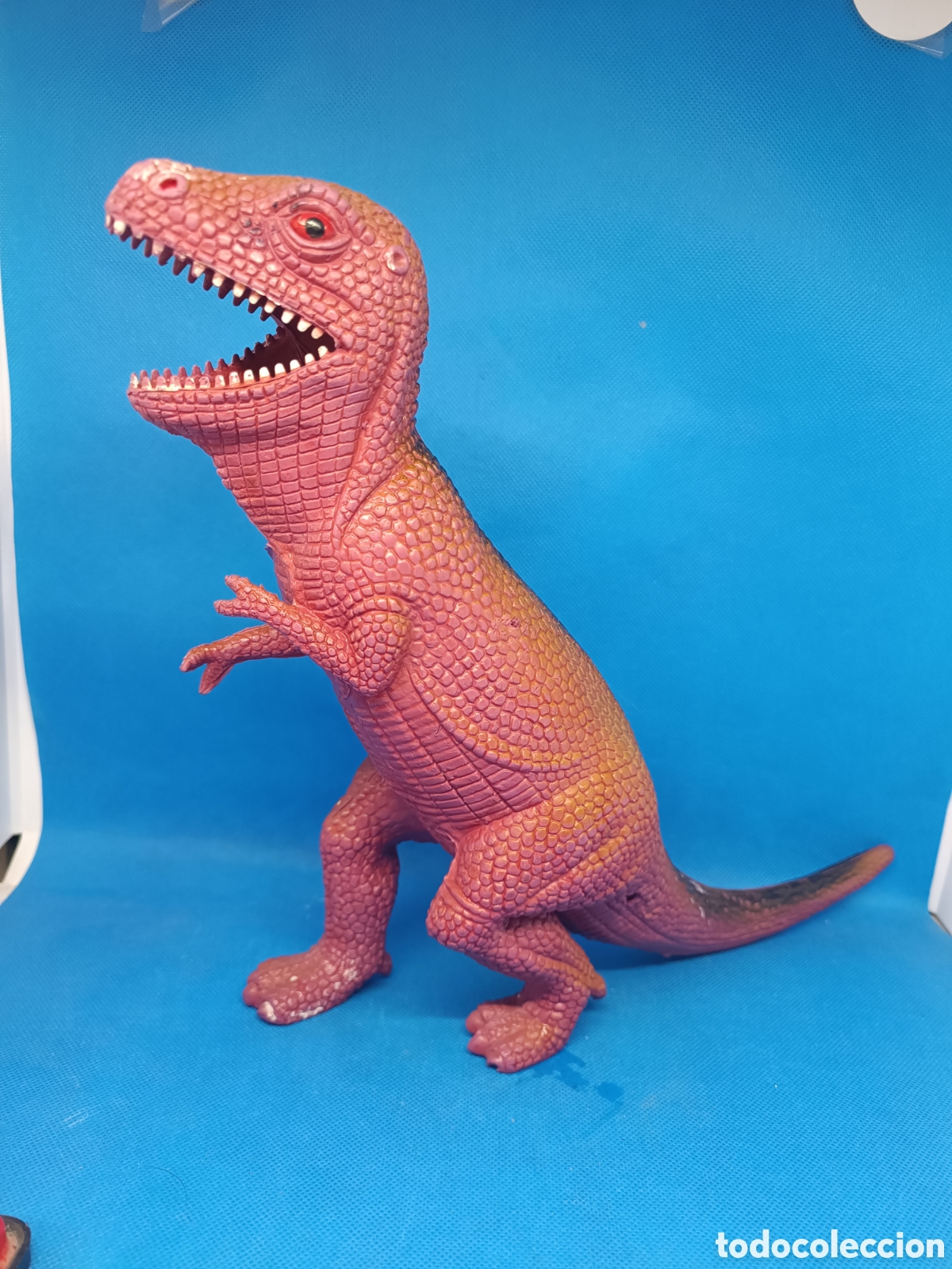 Figurines d'action: Dinosaurio del Comic franc&eacute;s Rahan y el Dinosaurio 25cm goma dura foto &uacute;ltima foto muy dif&iacute;cil