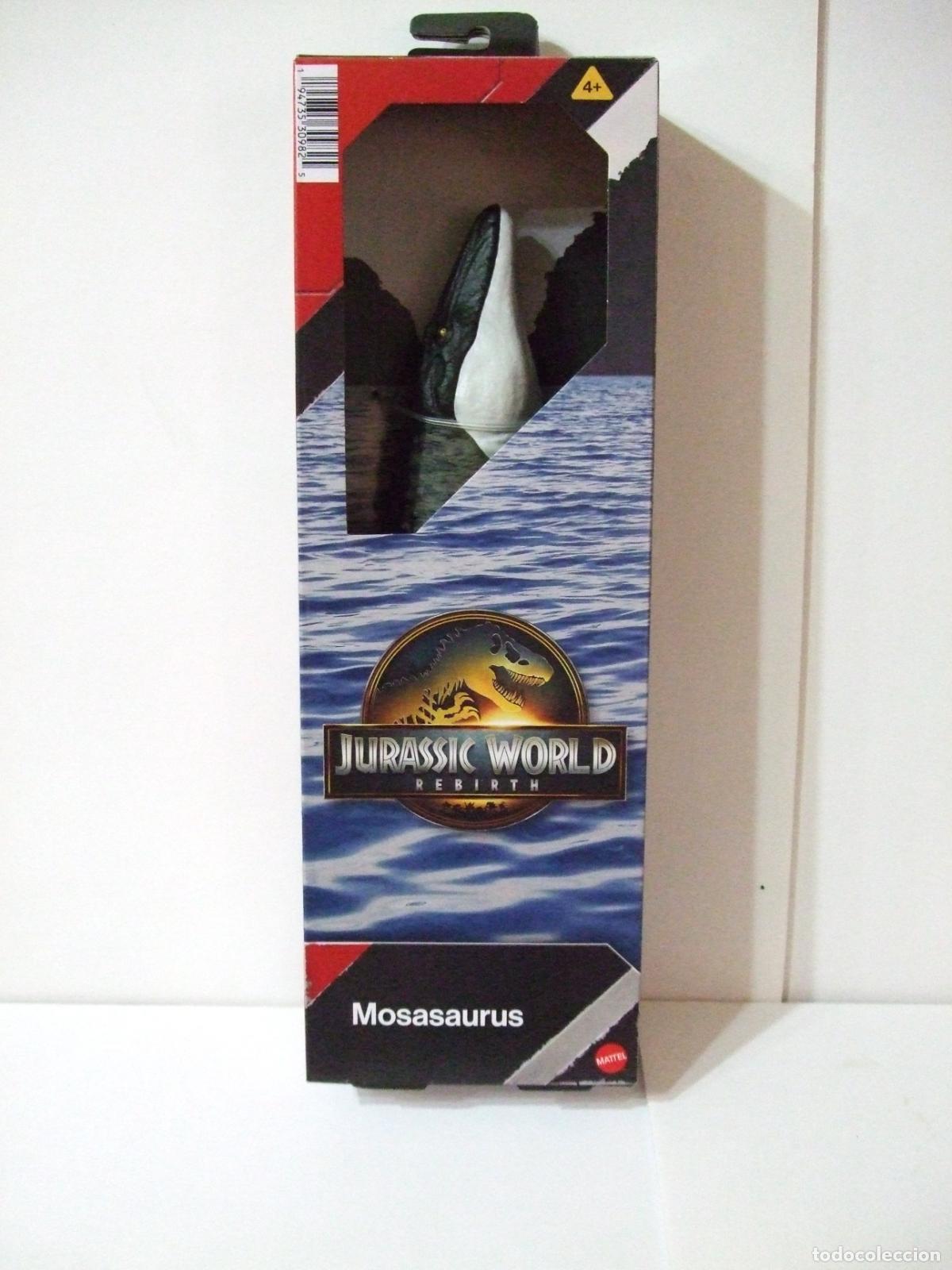 Figuras de acci&oacute;n: FIGURA MOSASAURUS - JURASSIC WORLD REBIRTH 12 PULGADAS MATTEL 2024 DINOSAURIO JUR&Aacute;SICO PARK PARQUE