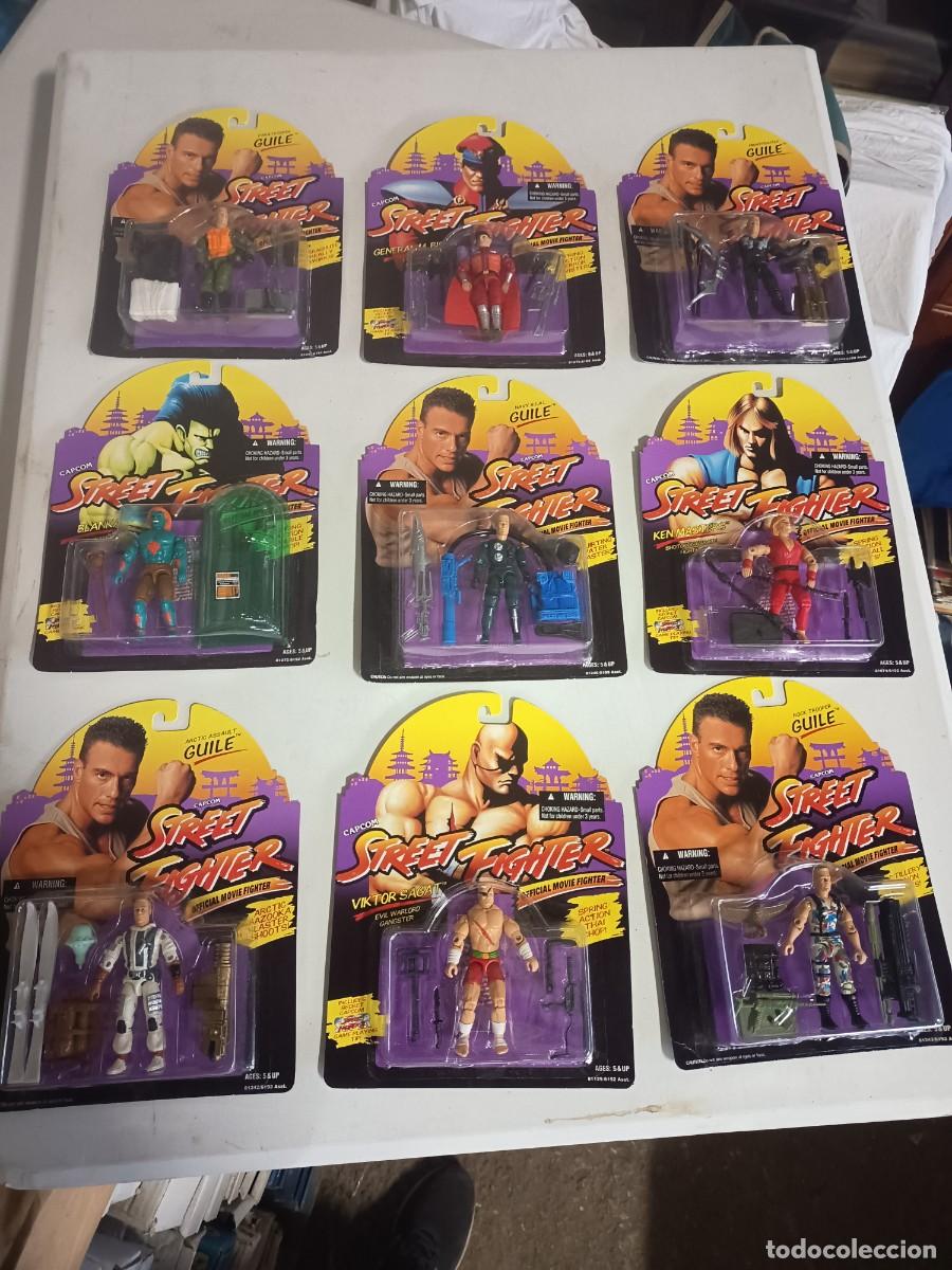 Figuras de acci&oacute;n: LOTE DE STREET FIGHTER,(9 FIGURAS)