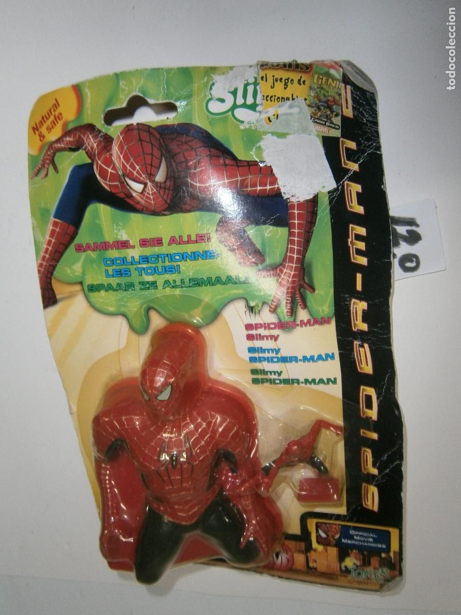 Figuras de acci&oacute;n: ANTIGUO BLISTER CON FIGURA DE SPIDERMAN + MINITURA
