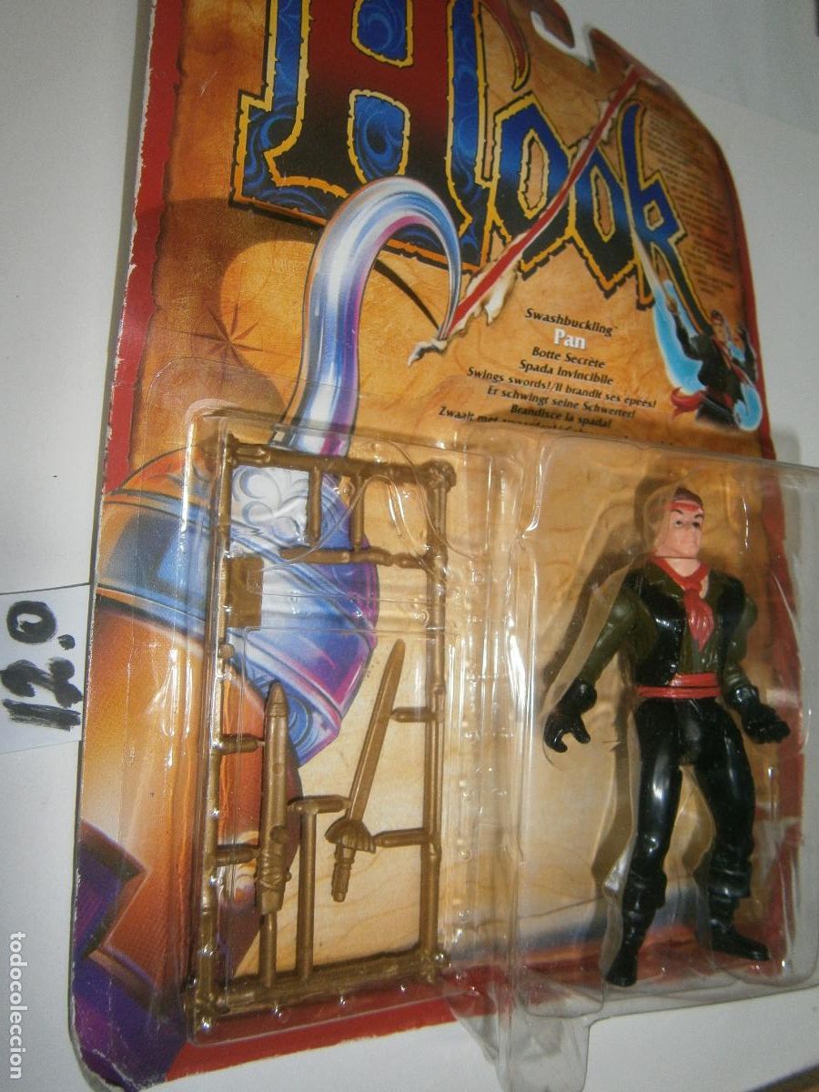 Figuras de acci&oacute;n: ANTIGUO BLISTER FIGURA DE ACCION PETER PAN COLECCIONABLE DE LA PELICULA HOOK