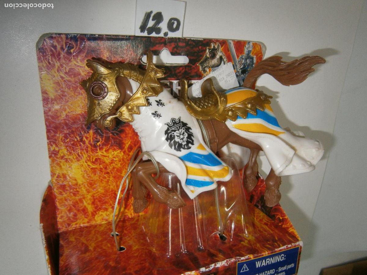 Figuras de acci&oacute;n: ANTIGUA FIGURA CABALLO MEDIEVAL NUEVO EN BLISTER