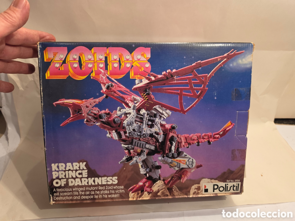 Figuras de acci&oacute;n: ZOIDS. KRARK PRINCE OF DARKNESS. REF. 5904. COMPLETO Y FUNCIONANDO. POLISTIL. A&Ntilde;OS 80.