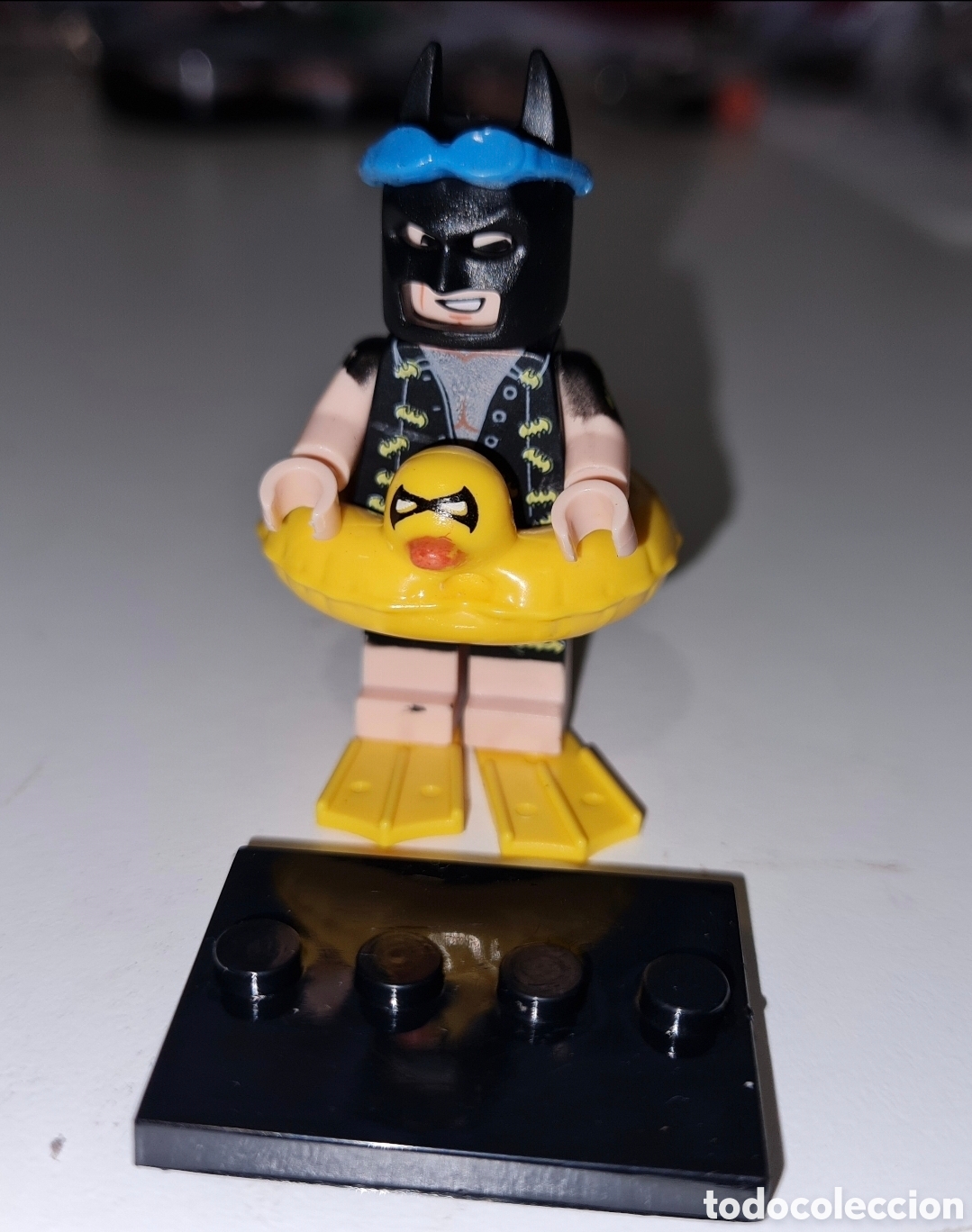 Figuras de acci&oacute;n: Minifigura compatible con lego Batman flotador patito playa verano vacaciones mu&ntilde;eco