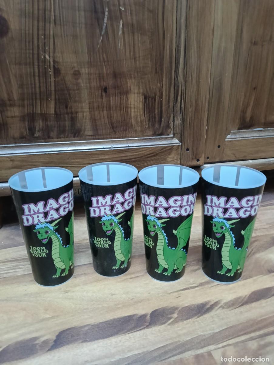 Figuras de acci&oacute;n: Vasos del grupo Imagine Dragons Loom World Tour