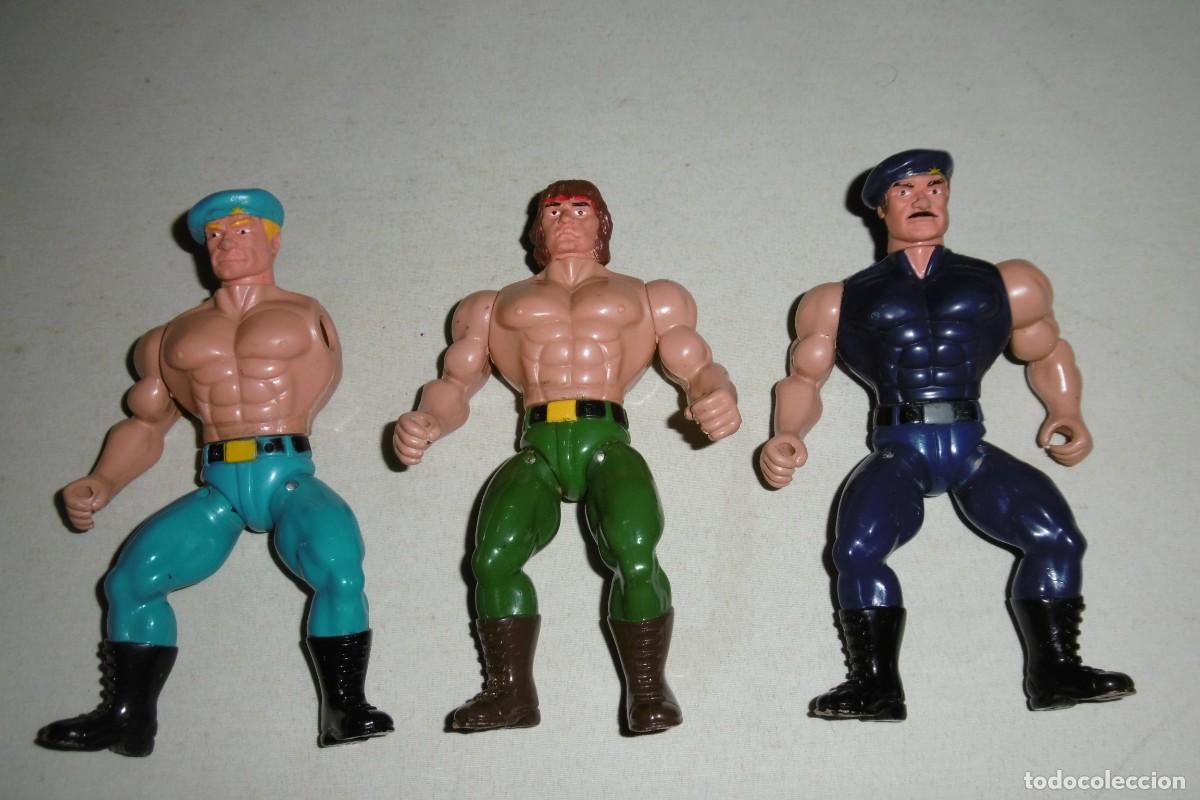 Figuras de a&ccedil;&atilde;o: LOTE DE 3 FIGURAS BOOTLEG DE RAMBO MUY RARAS