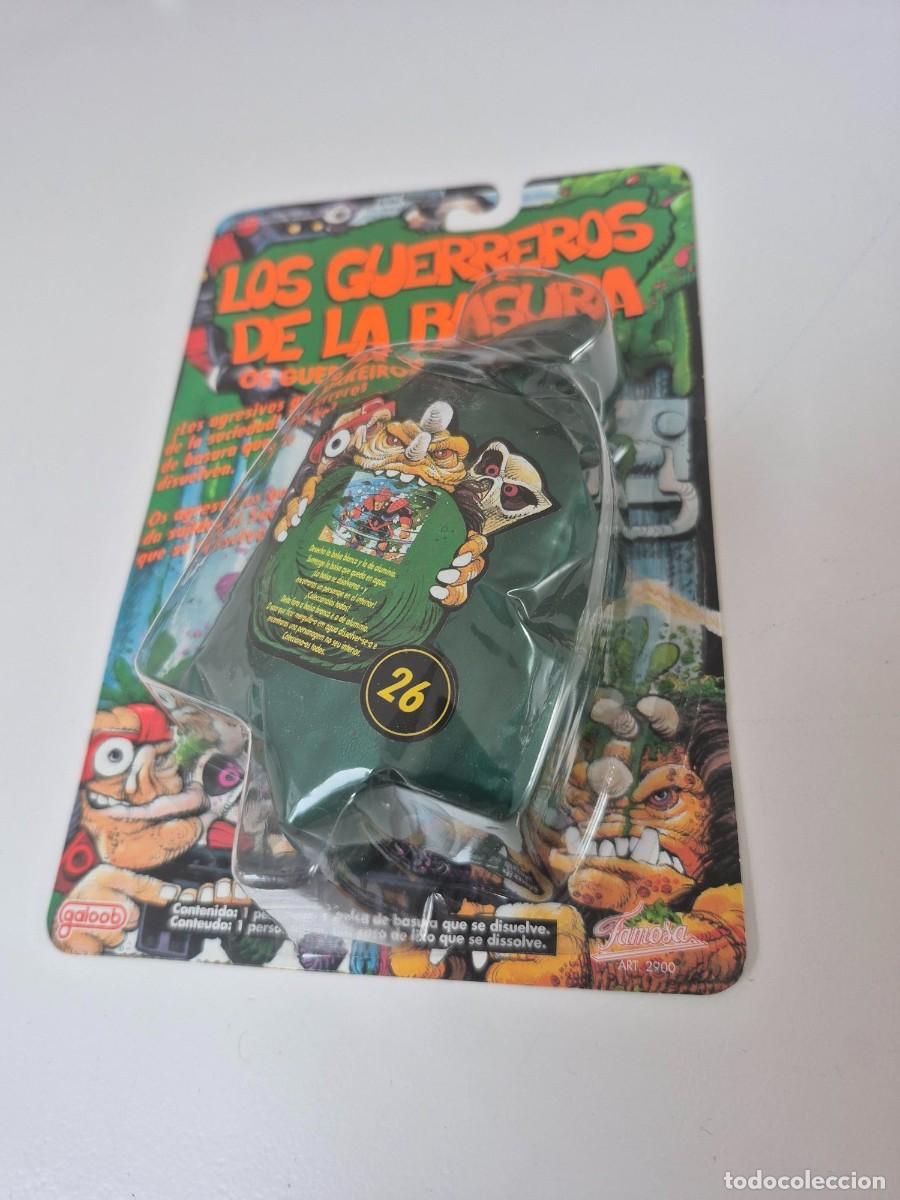 Figuras de acci&oacute;n: BLISTER LOS GUERREROS DE LA BASURA N&ordm; 26 GALOOB FAMOSA GUERREIROS IMUNDICE REF 2900 A&Ntilde;O 1991