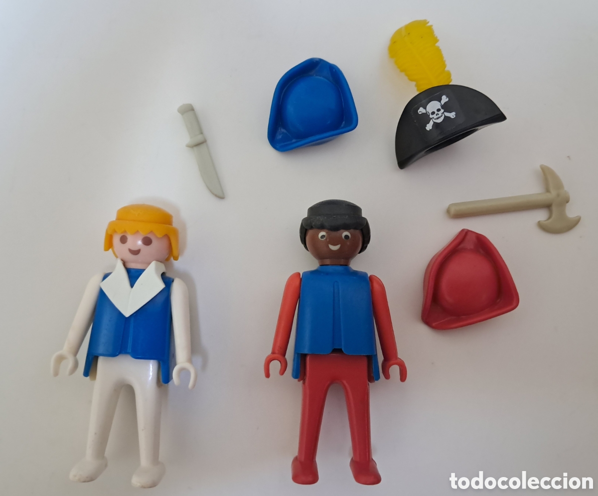 Figuras de acci&oacute;n: PLAYMOBIL FAMOBIL LOTE PIRATAS GEOBRA 1974
