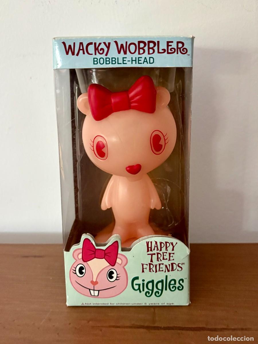 Figuras de acci&oacute;n: FUNKO ANTIGUO HAPPY TREE FRIENDS GIGGLES WACKY WOBBLER BOBBLE HEAD , BIEN CONSERVADO. 2007 MONDO