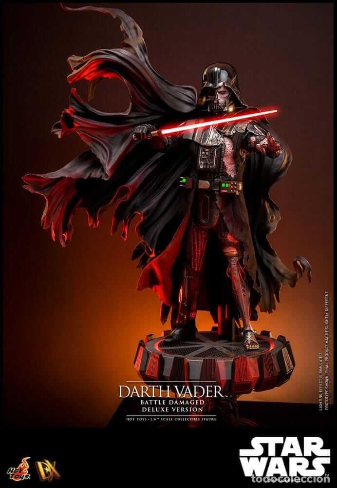 Figuras de acci&oacute;n: Darth Vader Battle Damaged - Deluxe Versi&oacute;n - 1/6 ( 29 cms) - Star Wars - Hot Toys