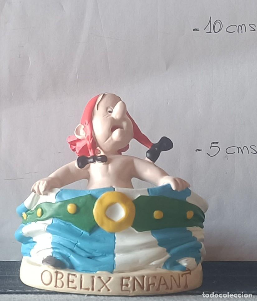 Figuras de acci&oacute;n: Figura Resina Ob&eacute;lix ni&ntilde;o La Gaule et L'empire Romain avec Ast&eacute;rix 58 Atlas Plastoy