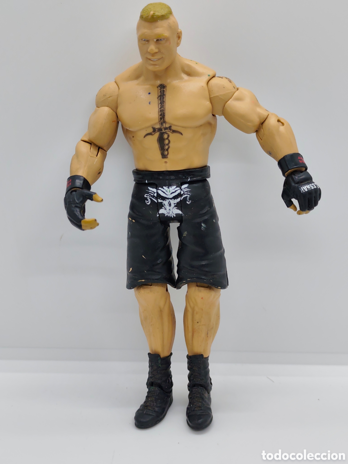 Figuras de acci&oacute;n: figura de acci&oacute;n Mattel de Brock Lesnar de la WWE