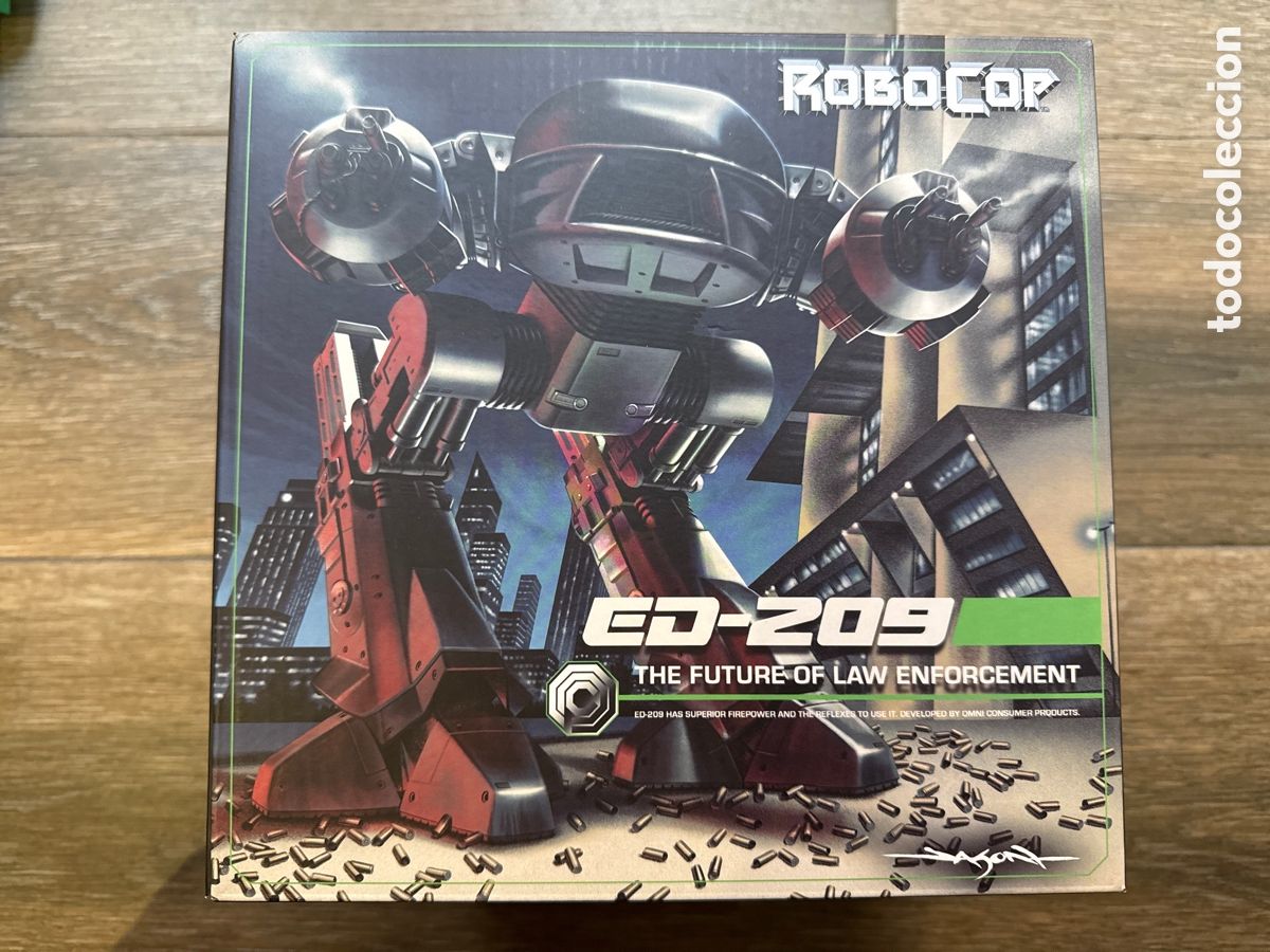 Figuras de acci&oacute;n: Figura ED-209 con Sonido Robocop Neca