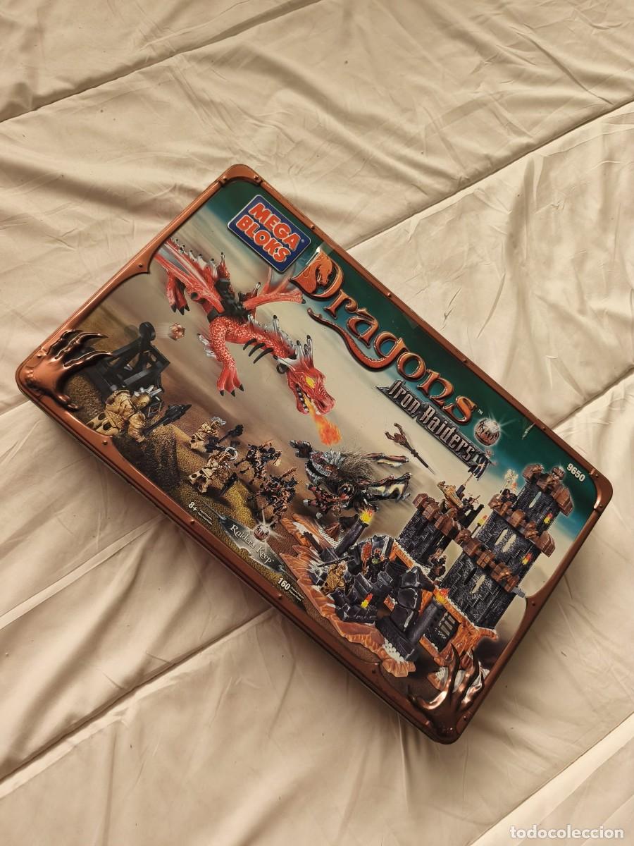 Figuras de acci&oacute;n: Dragons Iron Raiders . Raiders Keep . MEGA BLOCKS. 9650 . Caja met&aacute;lica cobre para coleccionista